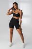 The Cloud Rider Short - Midnight - Black Triangle Logo - Revitalized sold by Balance Athletica
