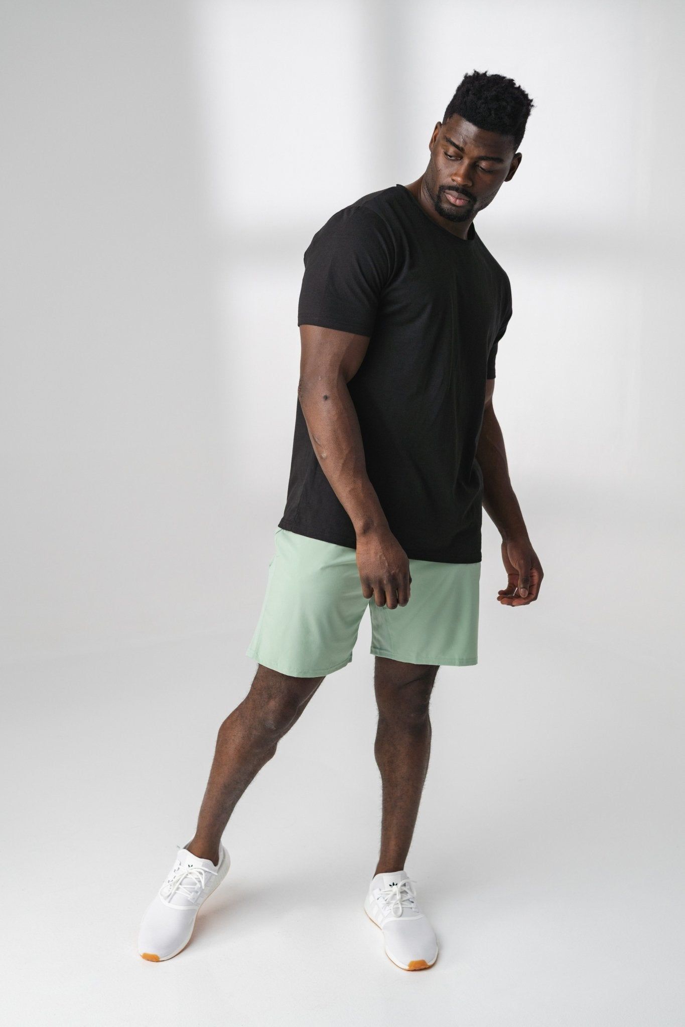 The Prime Short 8" V1 - Sage - Revitalized sold by Balance Athletica product image thumbnail 2