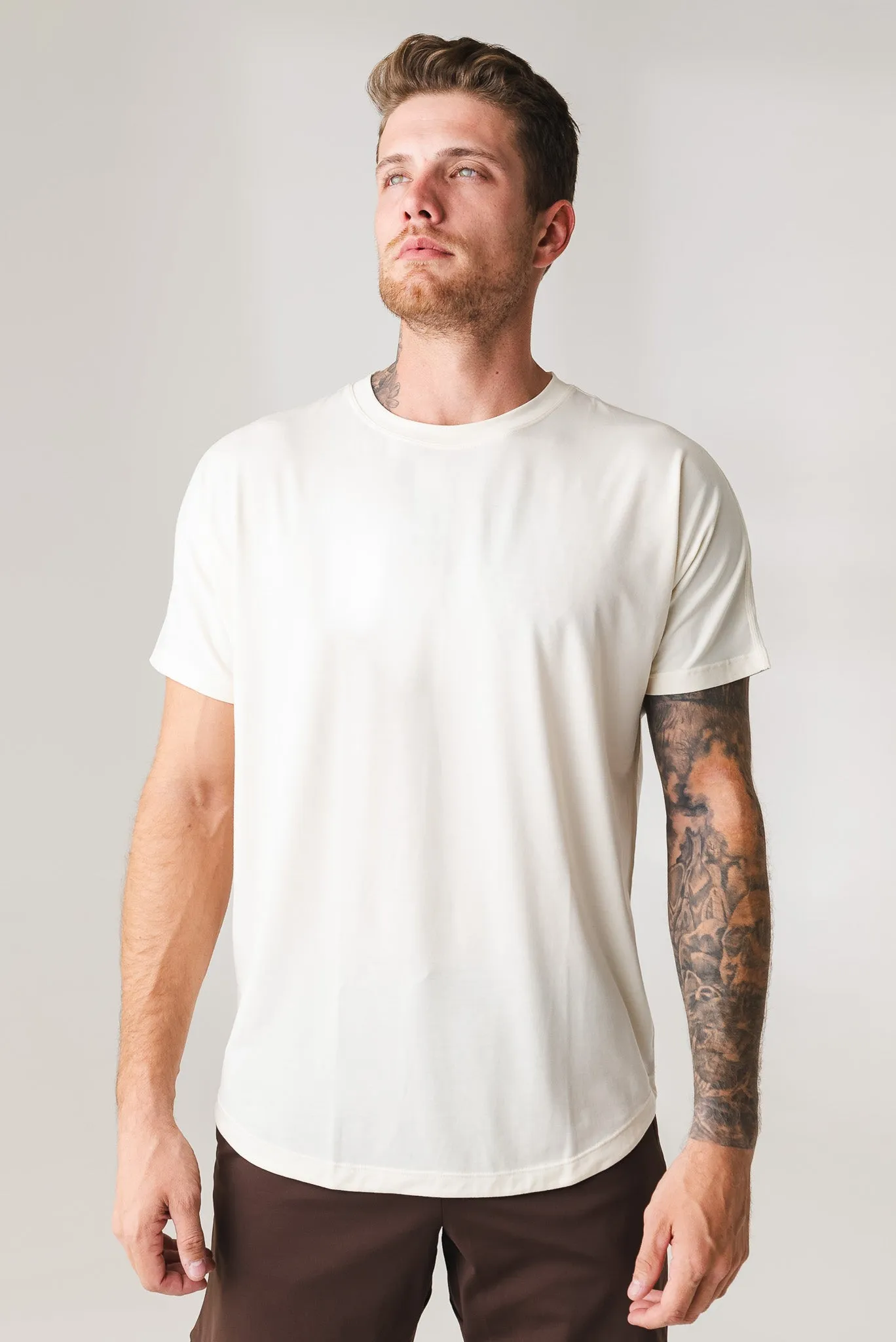 Vitality Adapt® Tee - Oat sold by Balance Athletica