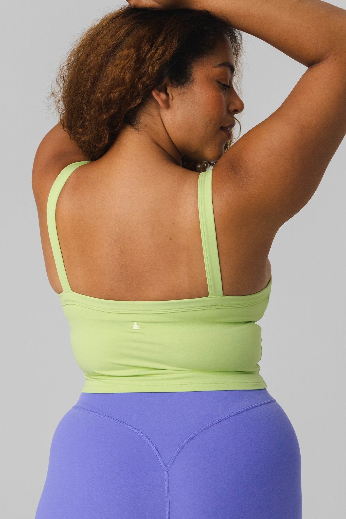 Cloud II™ Square Tank - Lime - Revitalized sold by Balance Athletica product image thumbnail 4