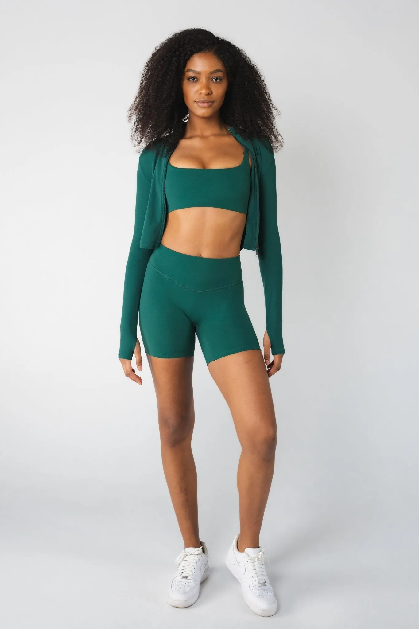 Cloud II™ Jacket - Evergreen sold by Balance Athletica product image thumbnail 4