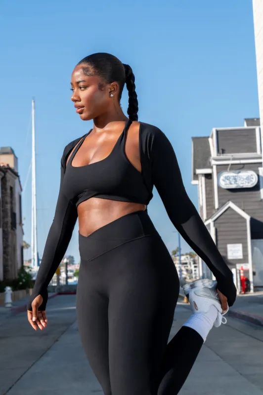 Cloud II™ Crossover Bra - Midnight sold by Balance Athletica