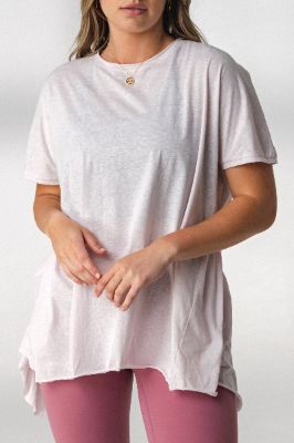 The Crystal Tee - Pearl - Revitalized made by Balance Athletica