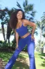 Cloud II™ Foldover Trouser - Sapphire sold by Balance Athletica