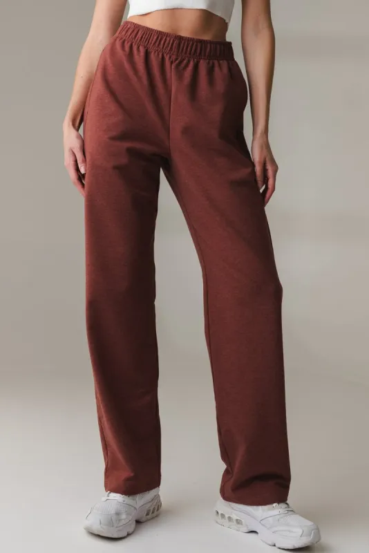 Vitality Studio Trouser - Rosewood Marl sold by Balance Athletica