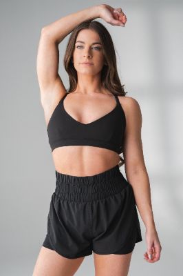 The Cloud V Bra - Midnight - Revitalized sold by Balance Athletica