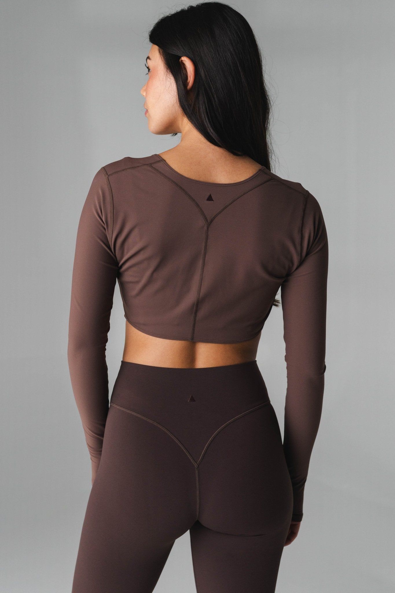 Cloud II™ Shrug - Cocoa Contrast sold by Balance Athletica product image thumbnail 4