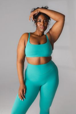 Cloud II™ Scoop Bra - Seafoam - Revitalized sold by Balance Athletica