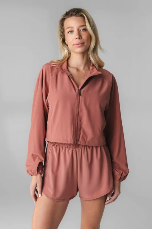 Vitality Breeze® Windbreaker - Terracotta sold by Balance Athletica
