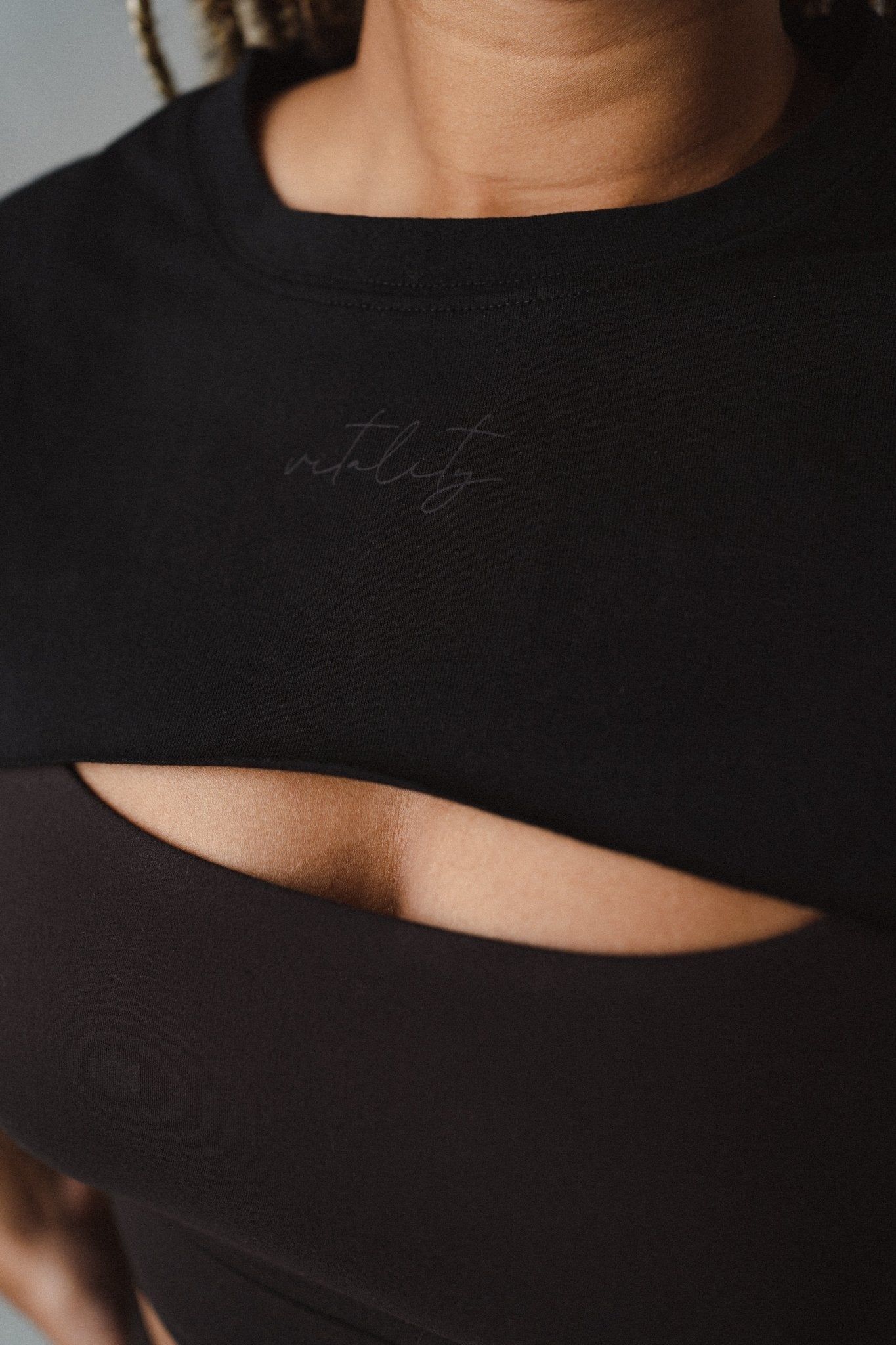 The Stella Tee - Midnight - Revitalized sold by Balance Athletica product image thumbnail 2