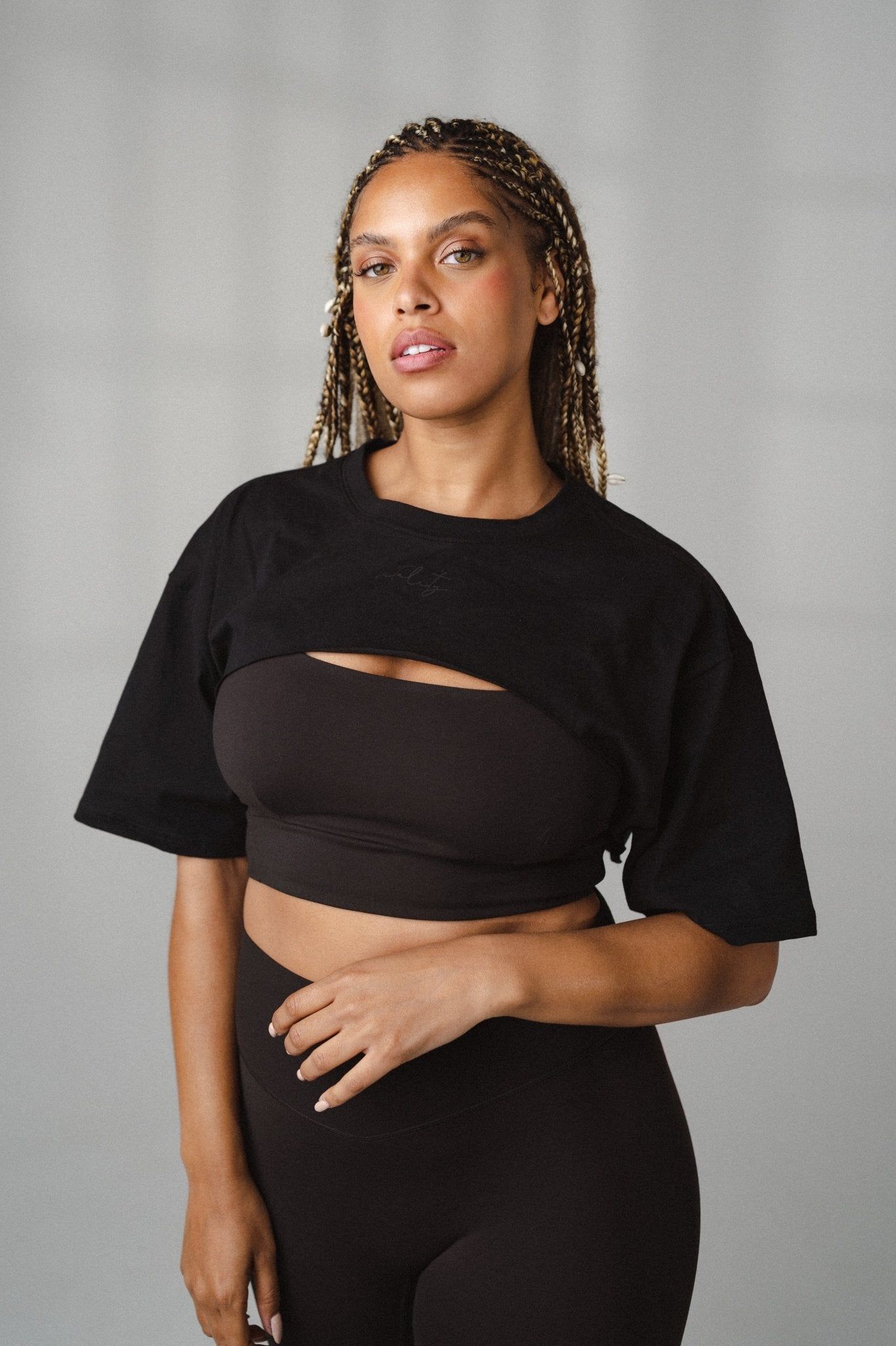 The Stella Tee - Midnight - Revitalized sold by Balance Athletica product image thumbnail 3