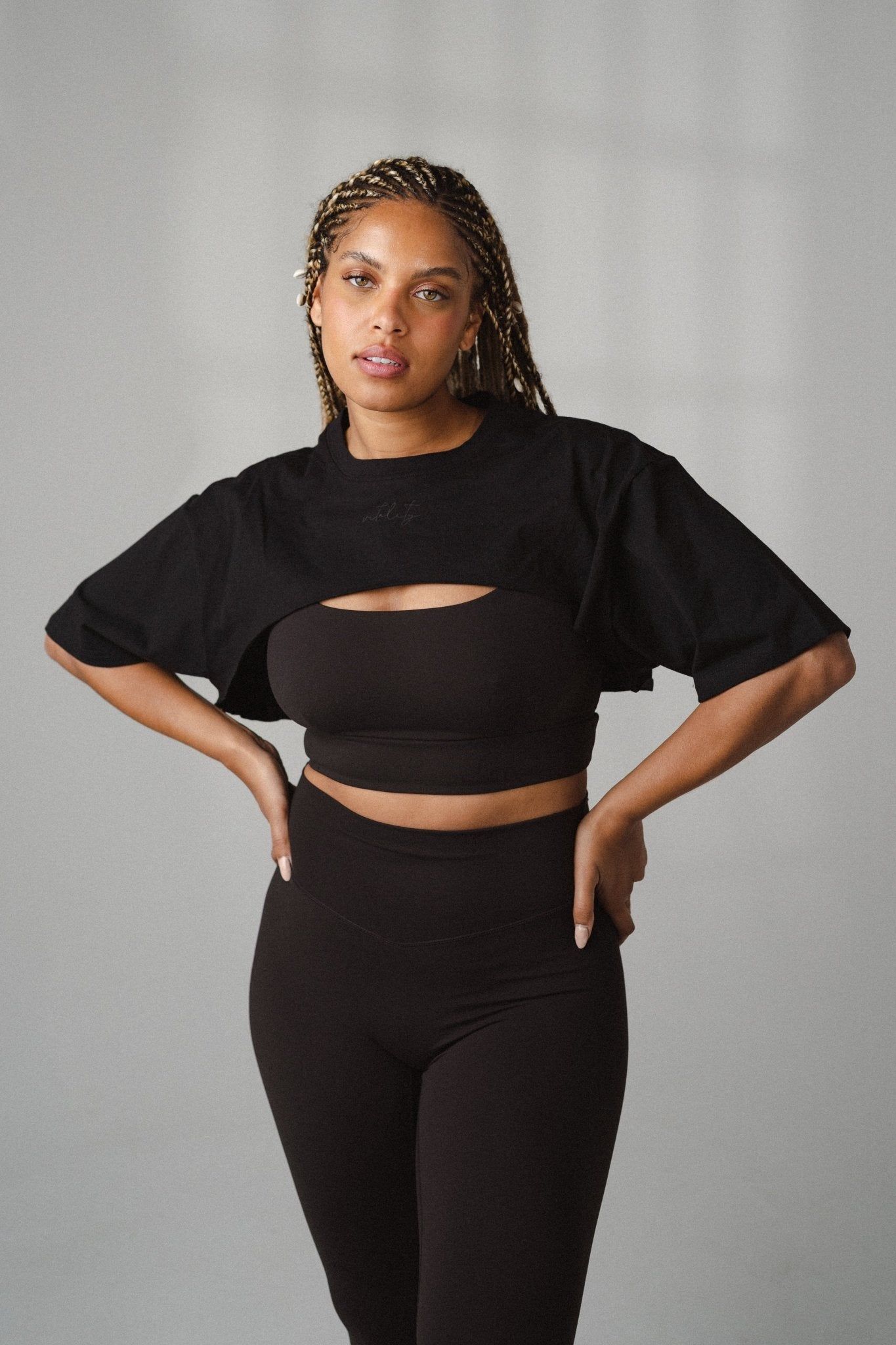 The Stella Tee - Midnight - Revitalized sold by Balance Athletica