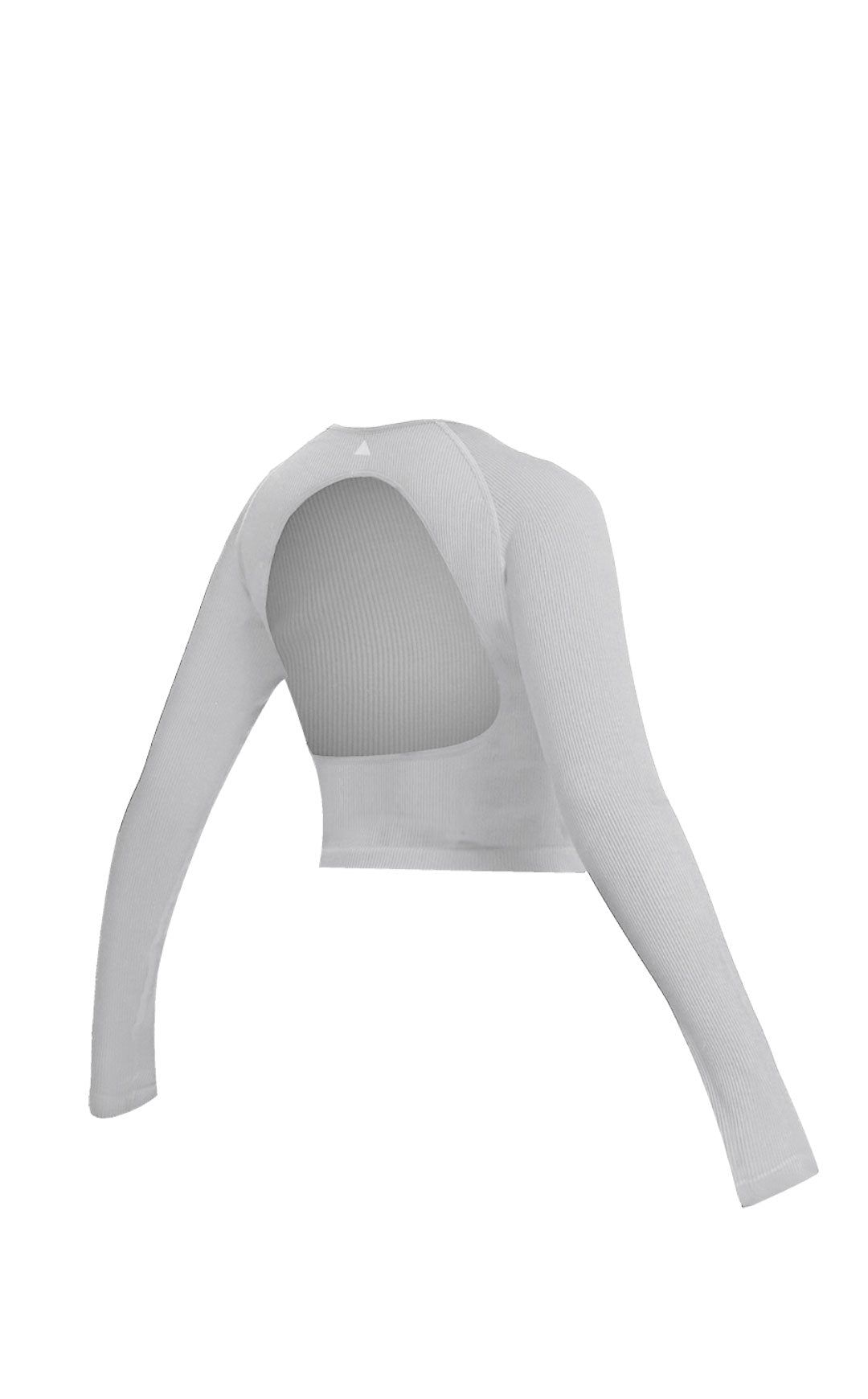 Synergy Open Back Long Sleeve - Ash - Revitalized sold by Balance Athletica product image thumbnail 2