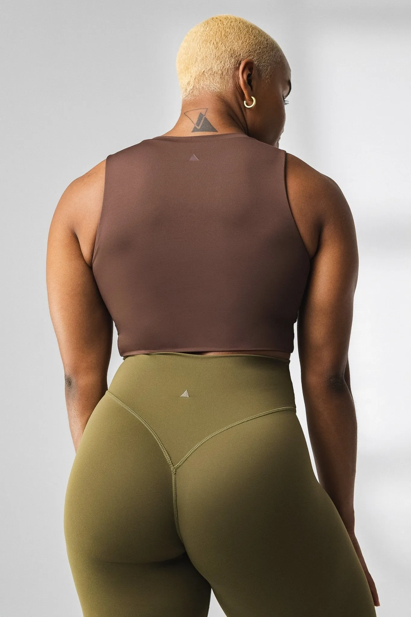 The Allora Tank - Coffee Bean sold by Balance Athletica product image thumbnail 5