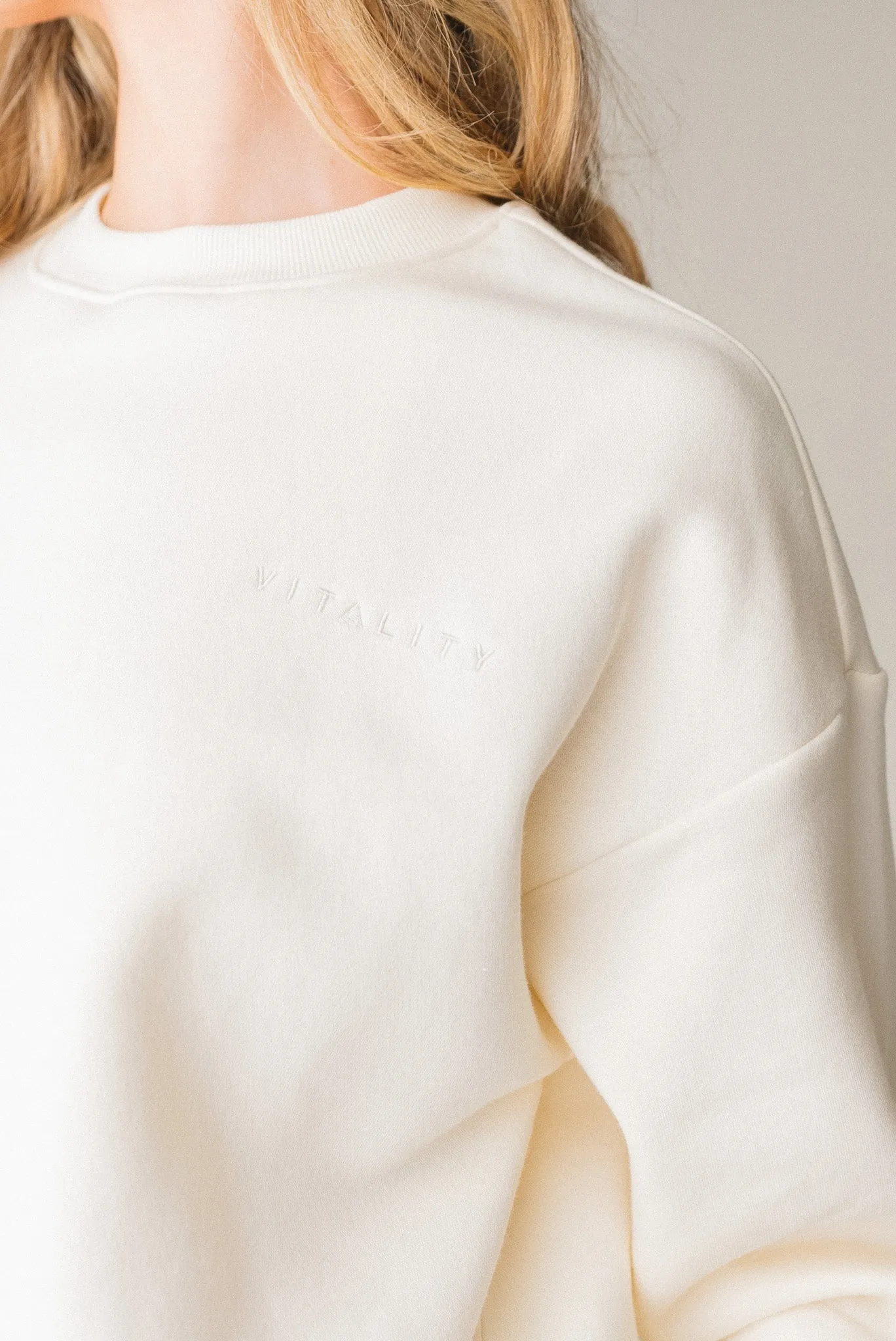 Vitality Cozy® Uni Crew - Oat sold by Balance Athletica product image thumbnail 4