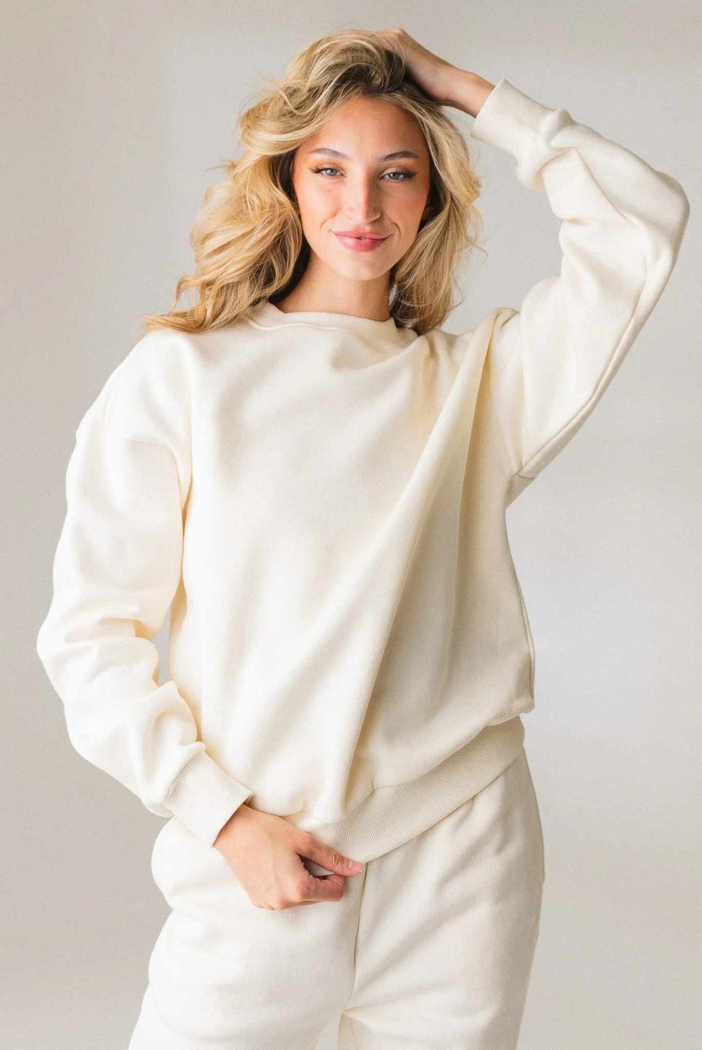 Vitality Cozy® Uni Crew - Oat sold by Balance Athletica