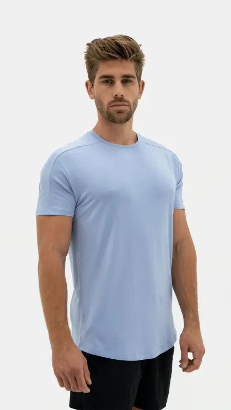 The Vital Tee - Sky - Revitalized sold by Balance Athletica