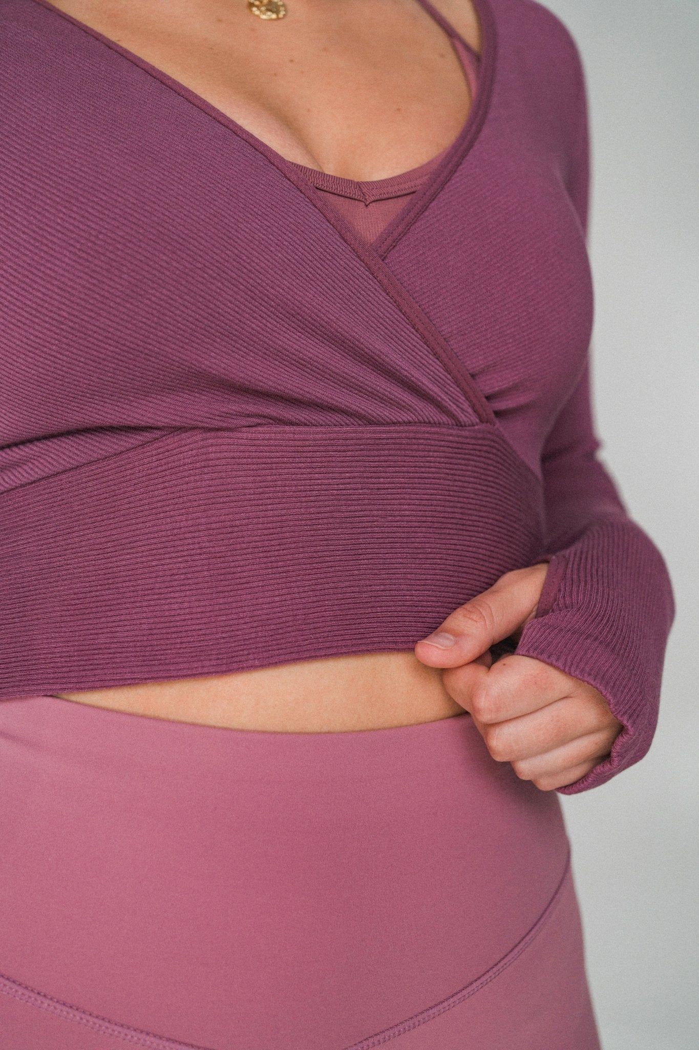 The Infinity Wrap Top - Tourmaline - Revitalized sold by Balance Athletica product image thumbnail 3