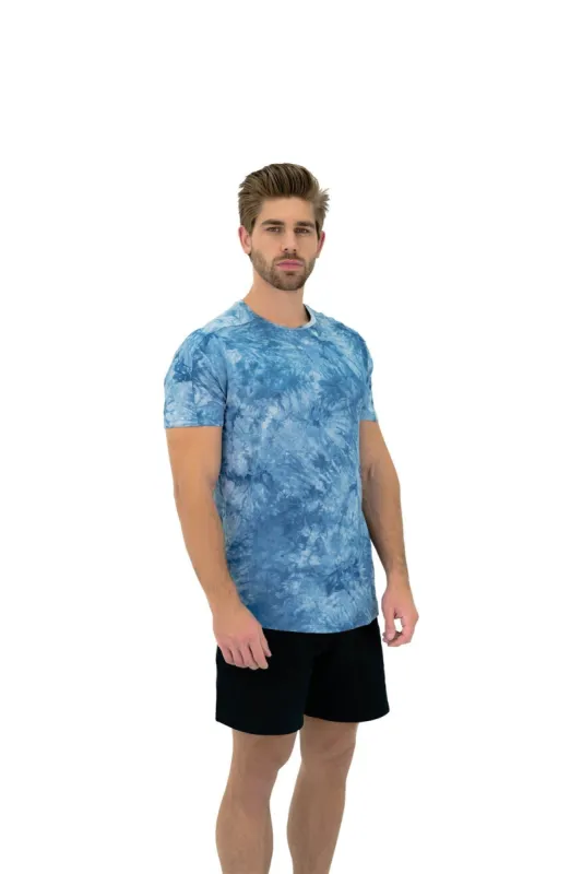 The Vital Tee - Tie Dye Clarity - Revitalized sold by Balance Athletica