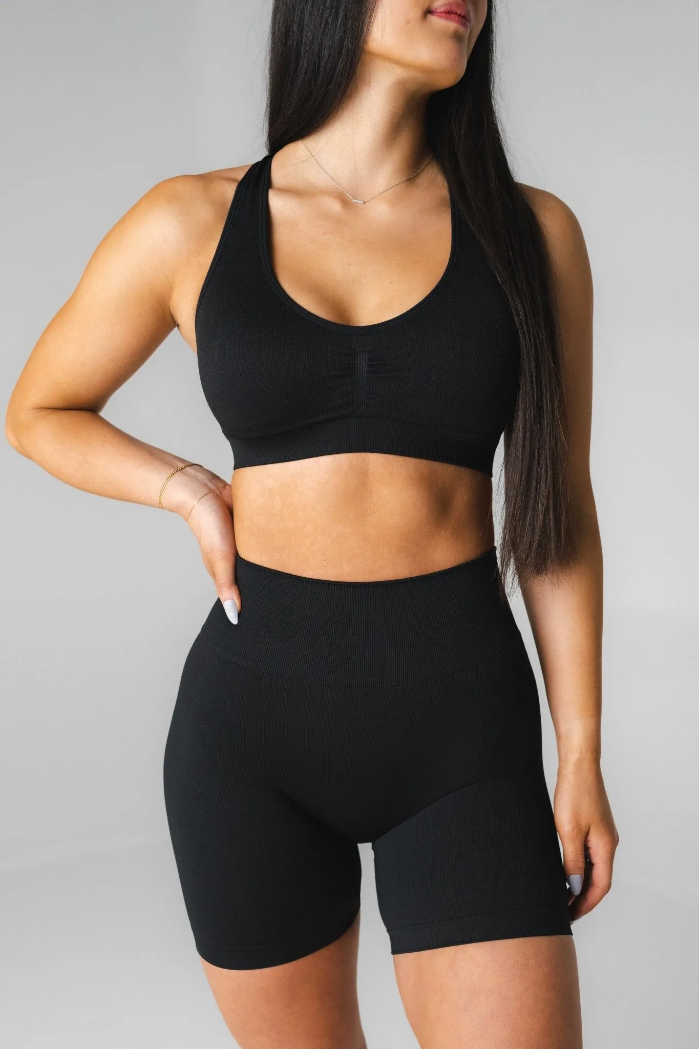 Vitality Evoke V Bra - Midnight sold by Balance Athletica product image thumbnail 3