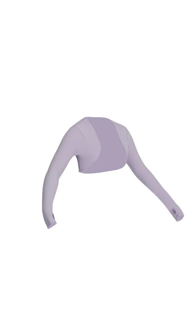 Cloud II™ Shrug - Ashberry Contrast sold by Balance Athletica product image thumbnail 2