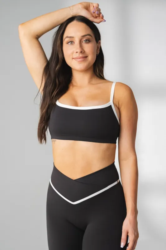 Vitality Daydream® Block Square Bra - Midnight Contrast sold by Balance Athletica