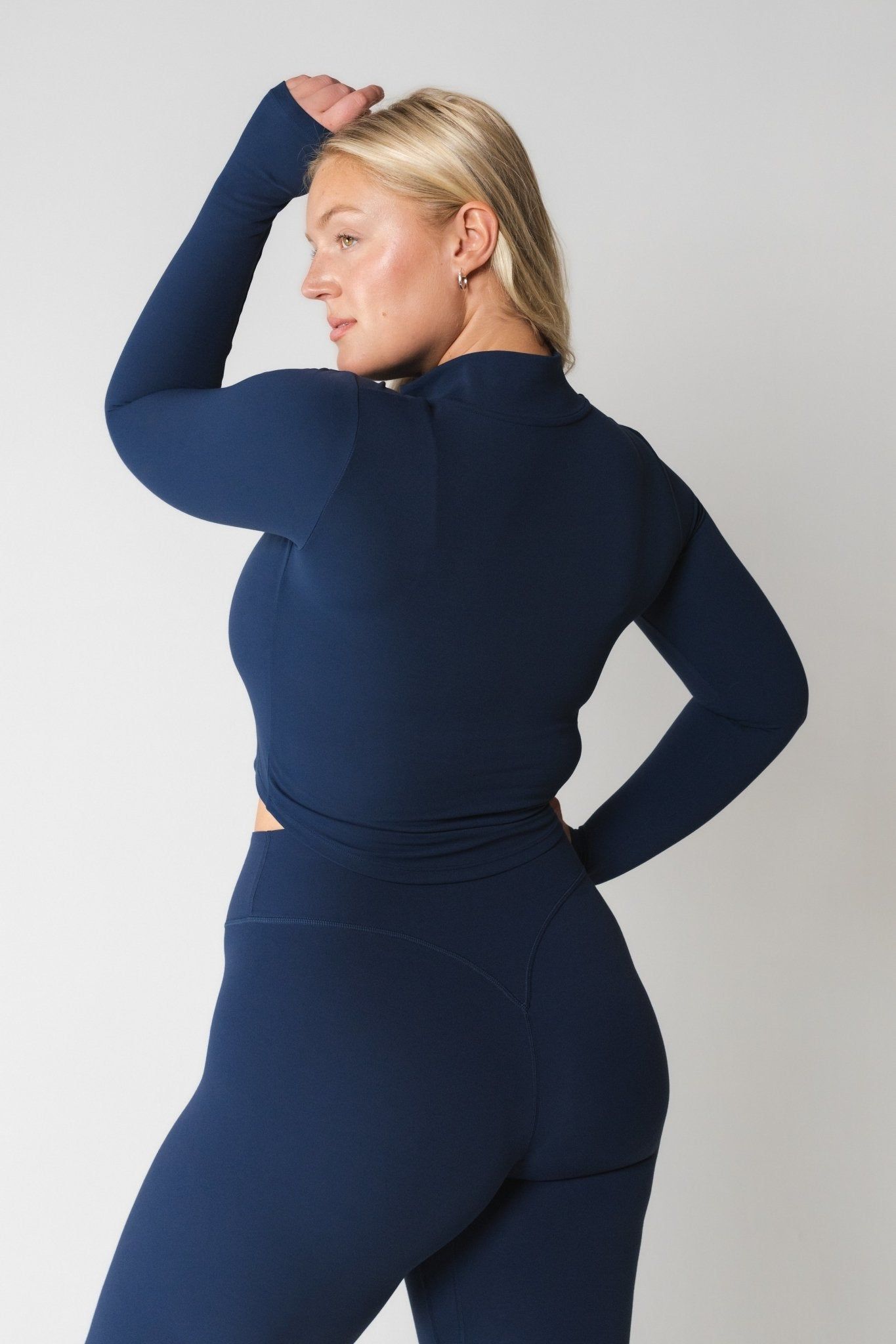 Cloud II™ Jacket - Navy - Revitalized sold by Balance Athletica product image thumbnail 4