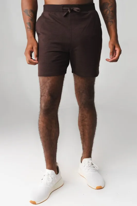 Vitality Studio® Men's Short - Espresso Marl sold by Balance Athletica