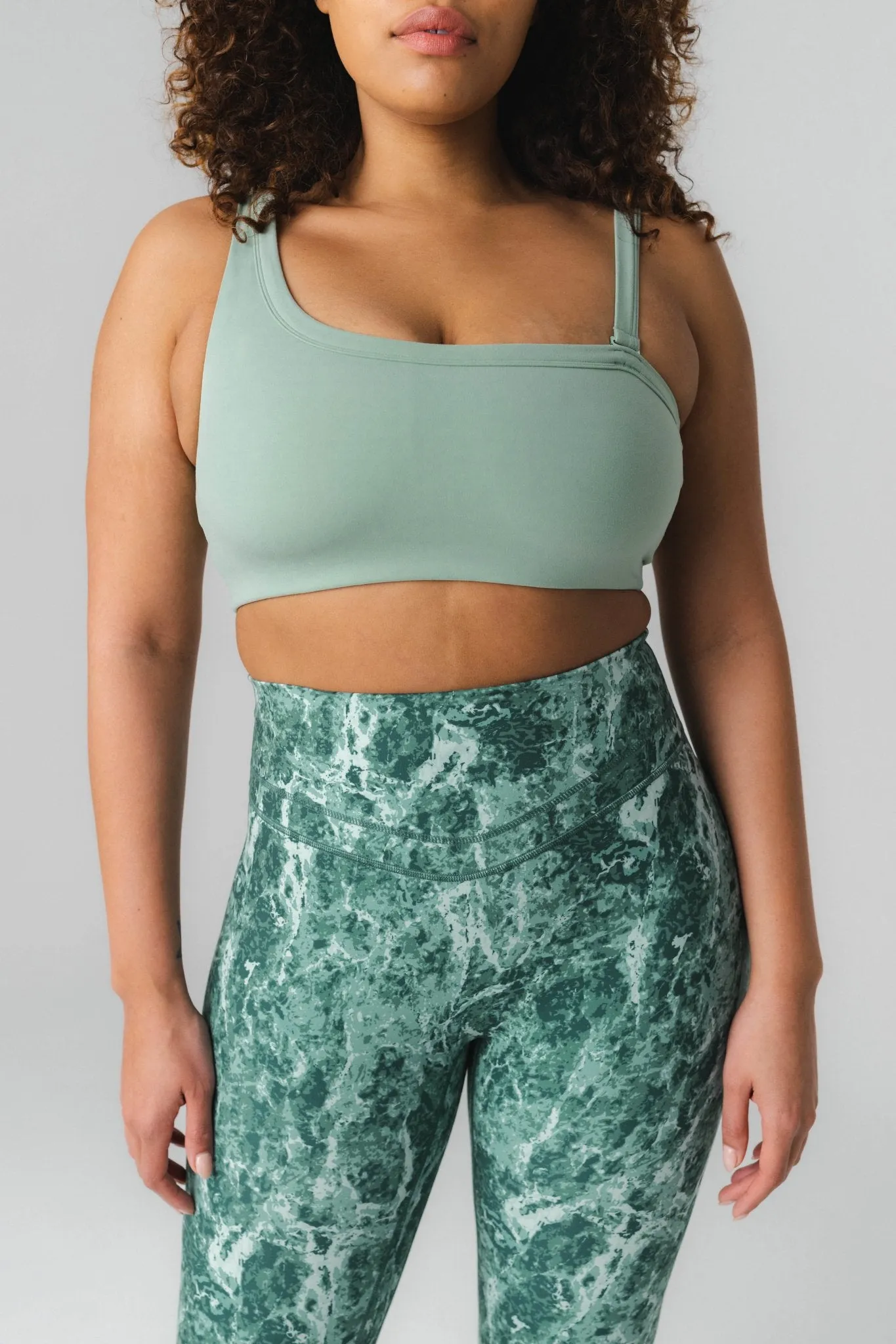 Cloud II™ Asym Bra - Eucalyptus sold by Balance Athletica product image thumbnail 3