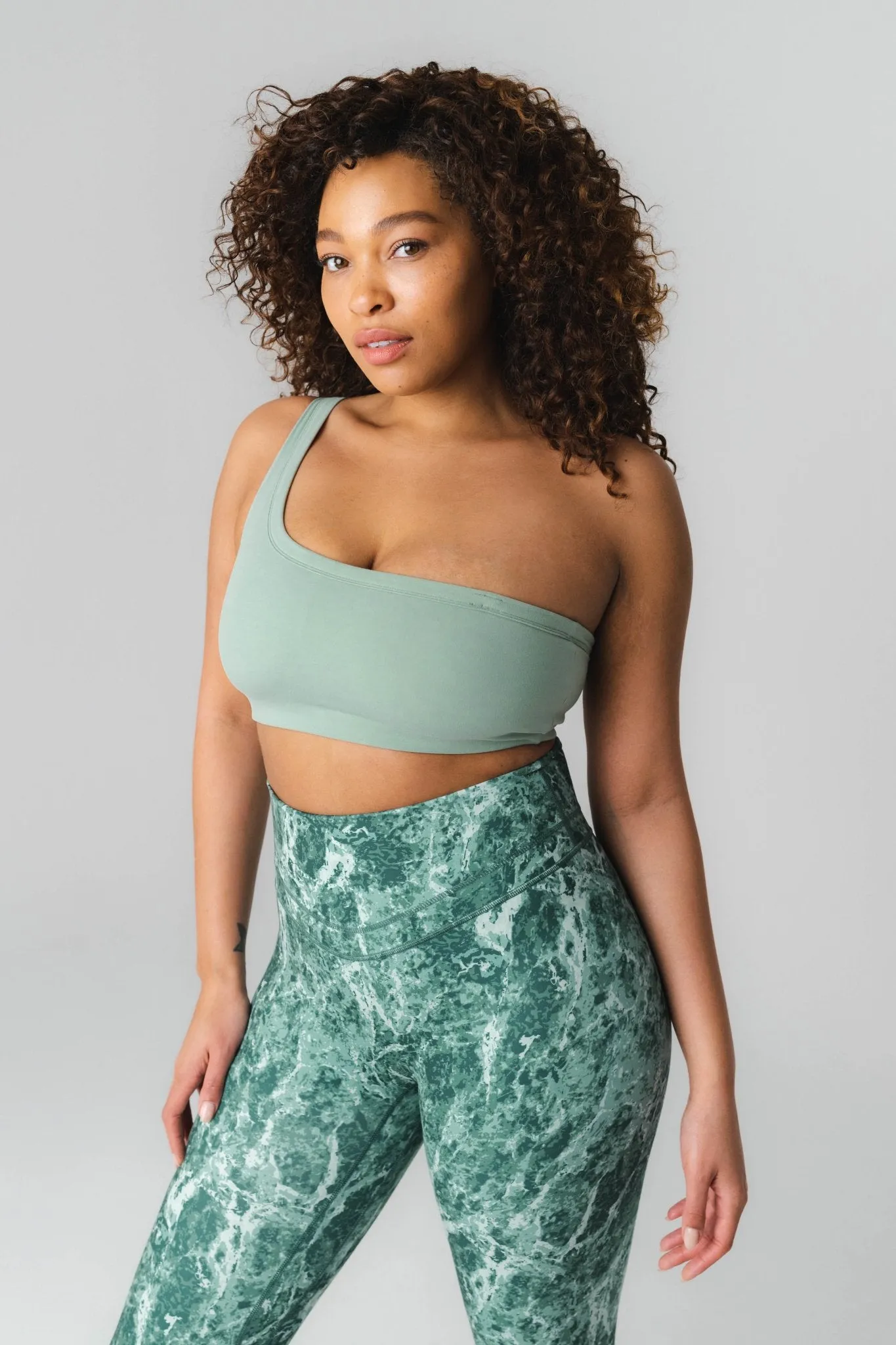 Cloud II™ Asym Bra - Eucalyptus sold by Balance Athletica