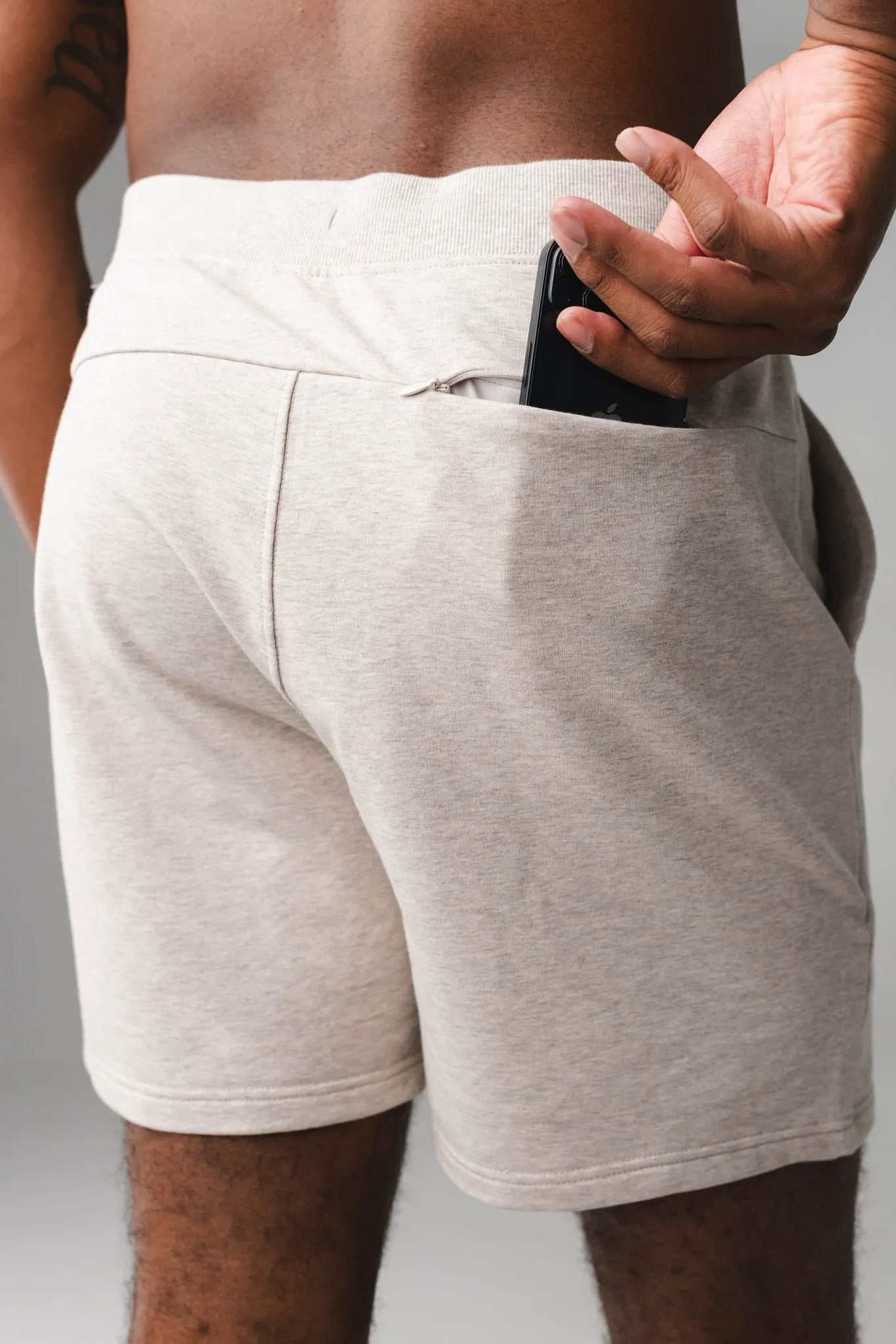 Vitality Studio® Men's Short - Antler Marl sold by Balance Athletica product image thumbnail 5