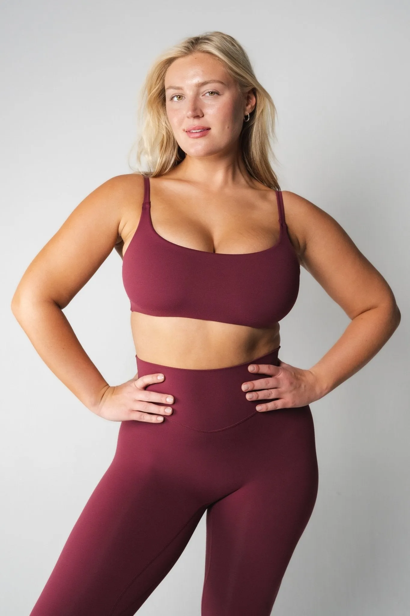 Cloud II™ Scoop Bra - Blackberry sold by Balance Athletica