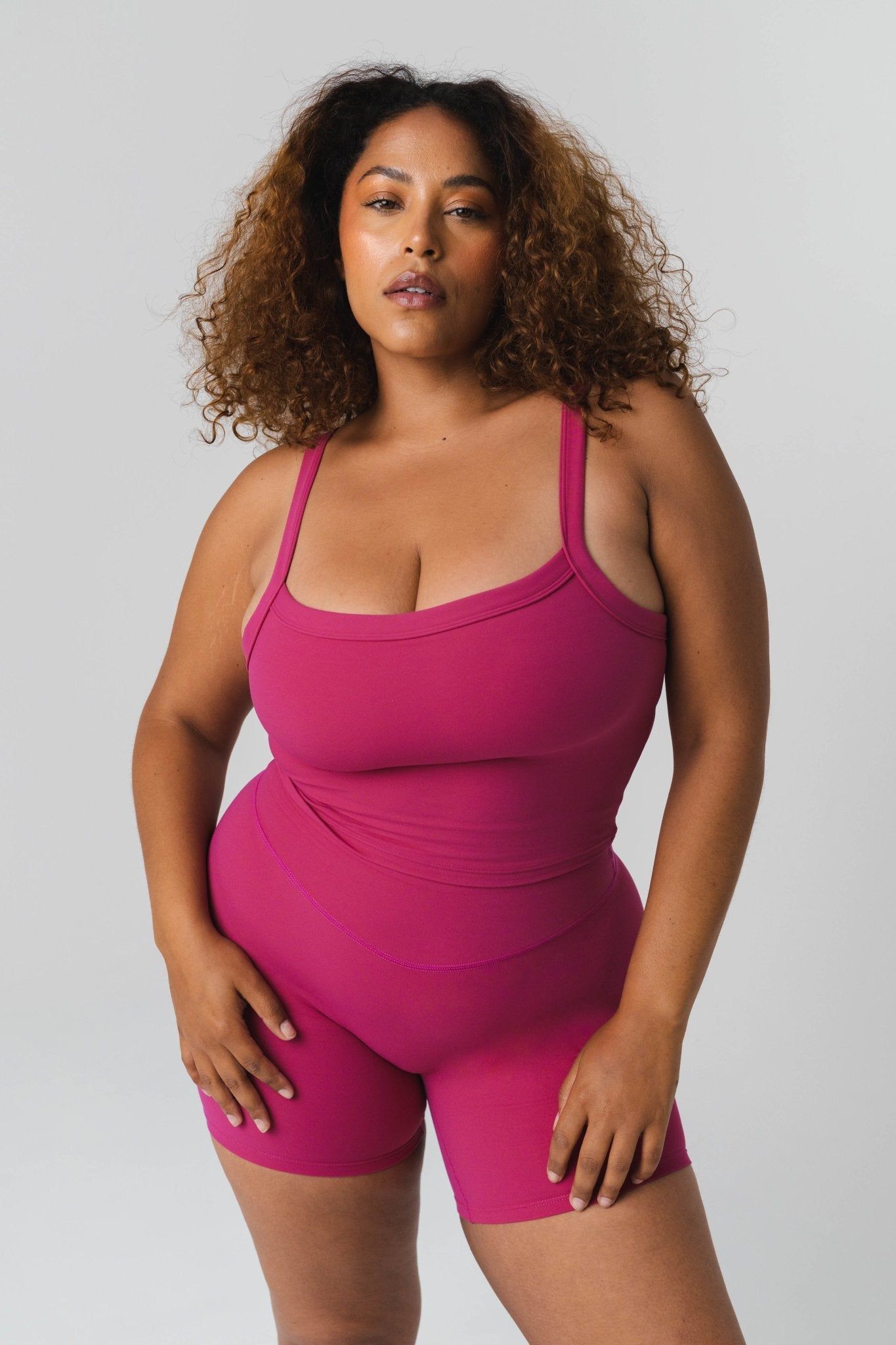 Cloud II™ Square Tank - Magenta - Revitalized sold by Balance Athletica