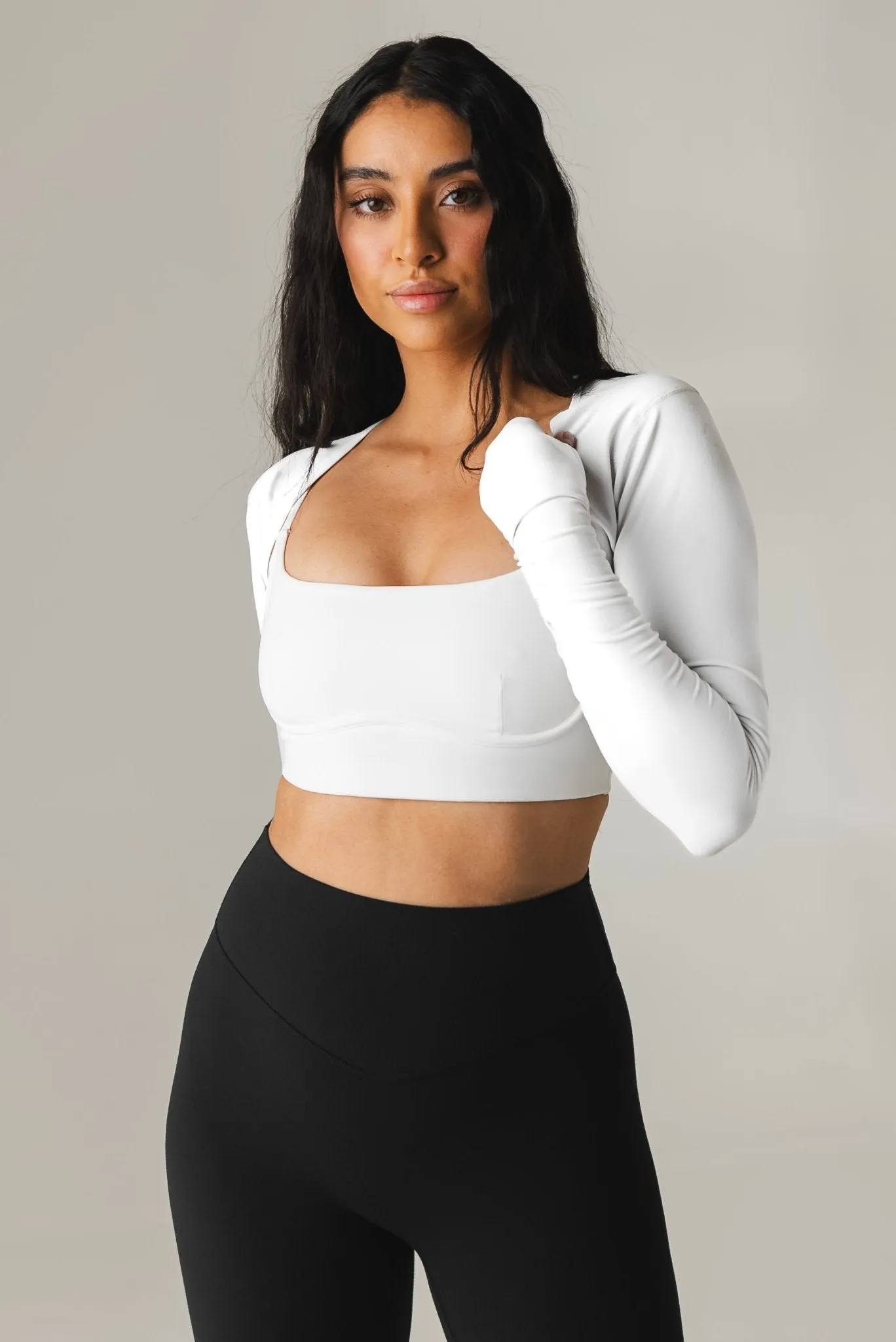 Cloud II™ Shrug - Snow sold by Balance Athletica