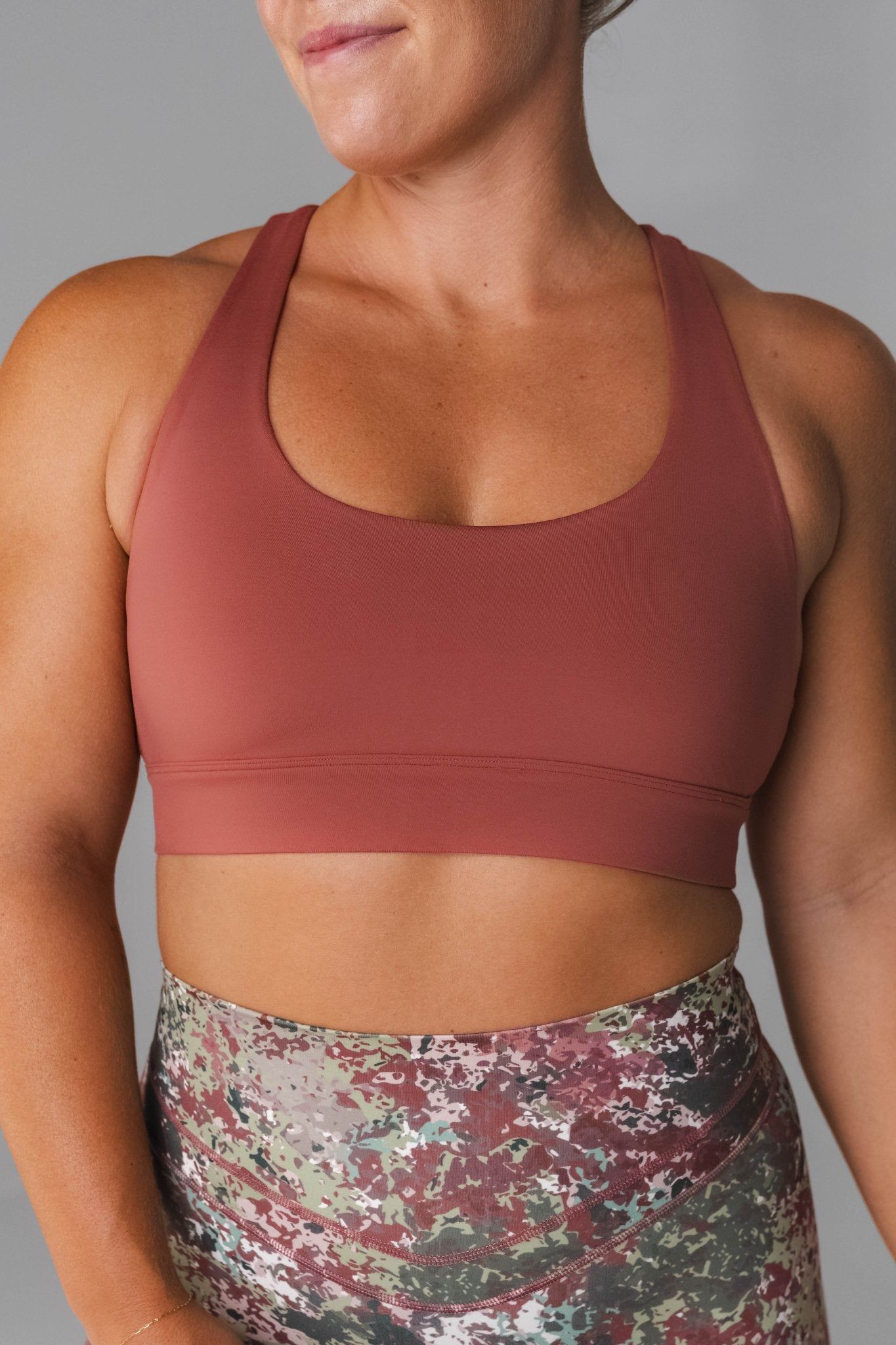 Vitality Ascend II Racer Bra - Rosewood sold by Balance Athletica product image thumbnail 3