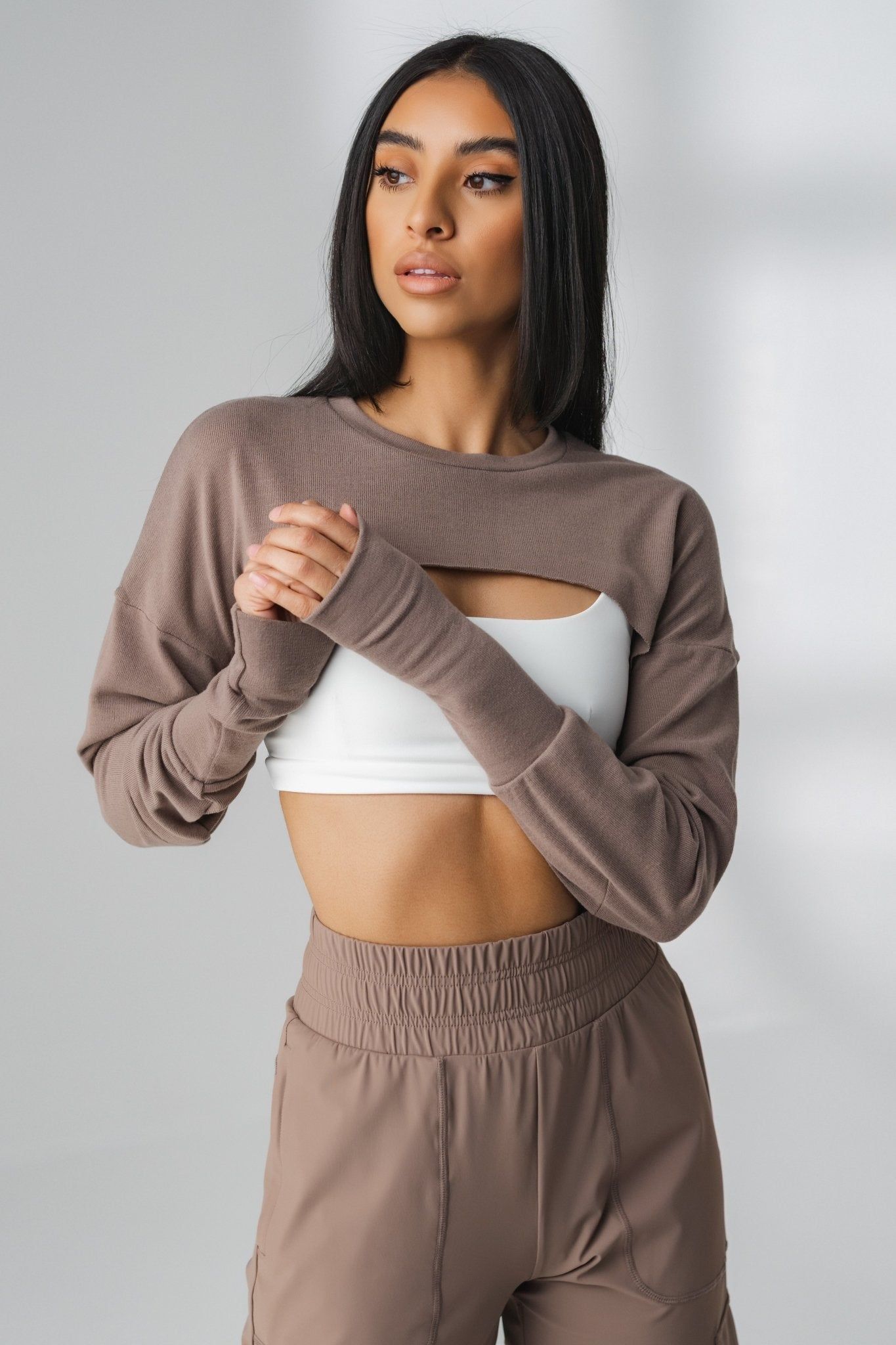 The Moda Top - Stone - Revitalized sold by Balance Athletica product image thumbnail 5