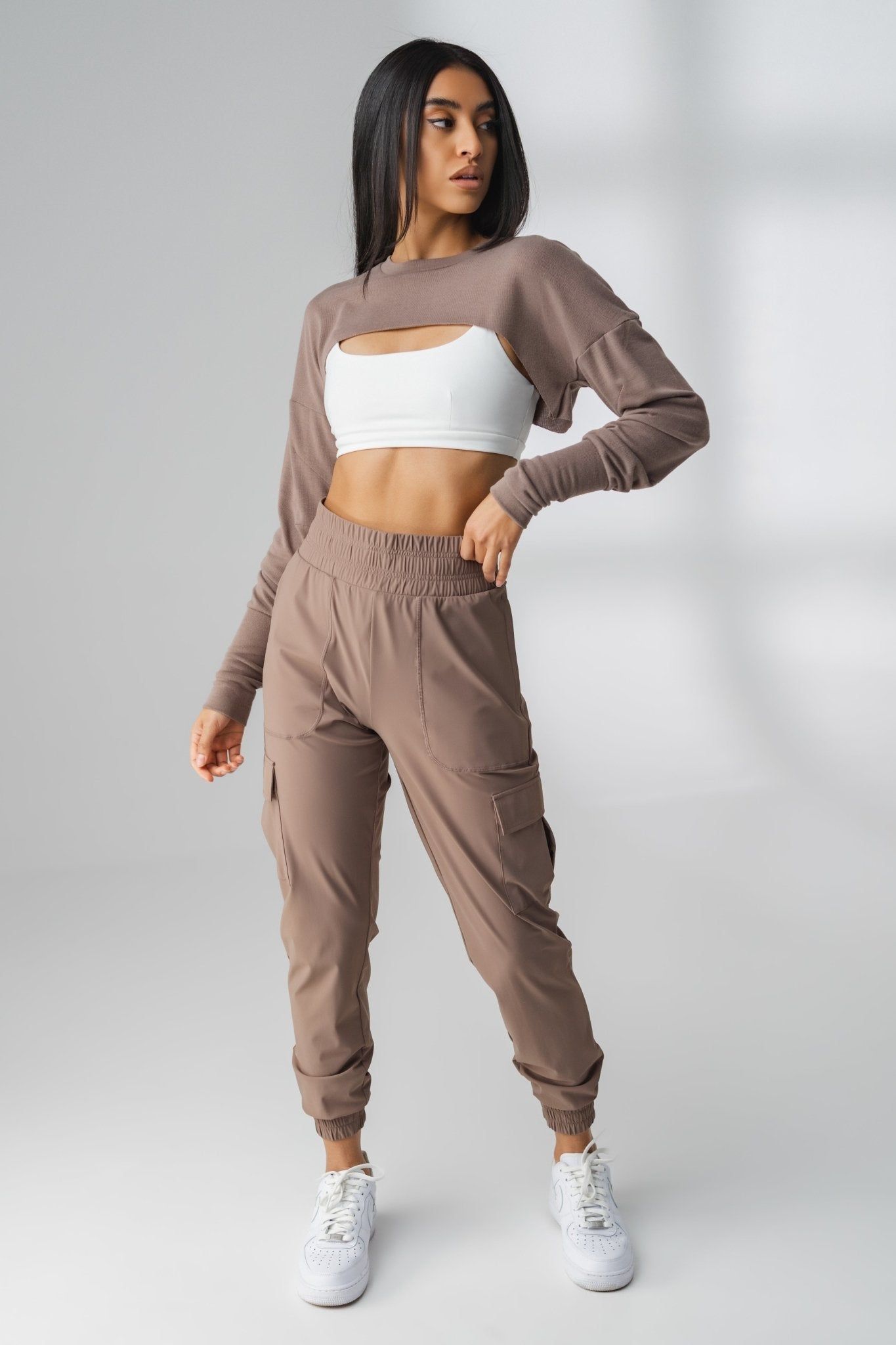 The Moda Top - Stone - Revitalized sold by Balance Athletica product image thumbnail 2