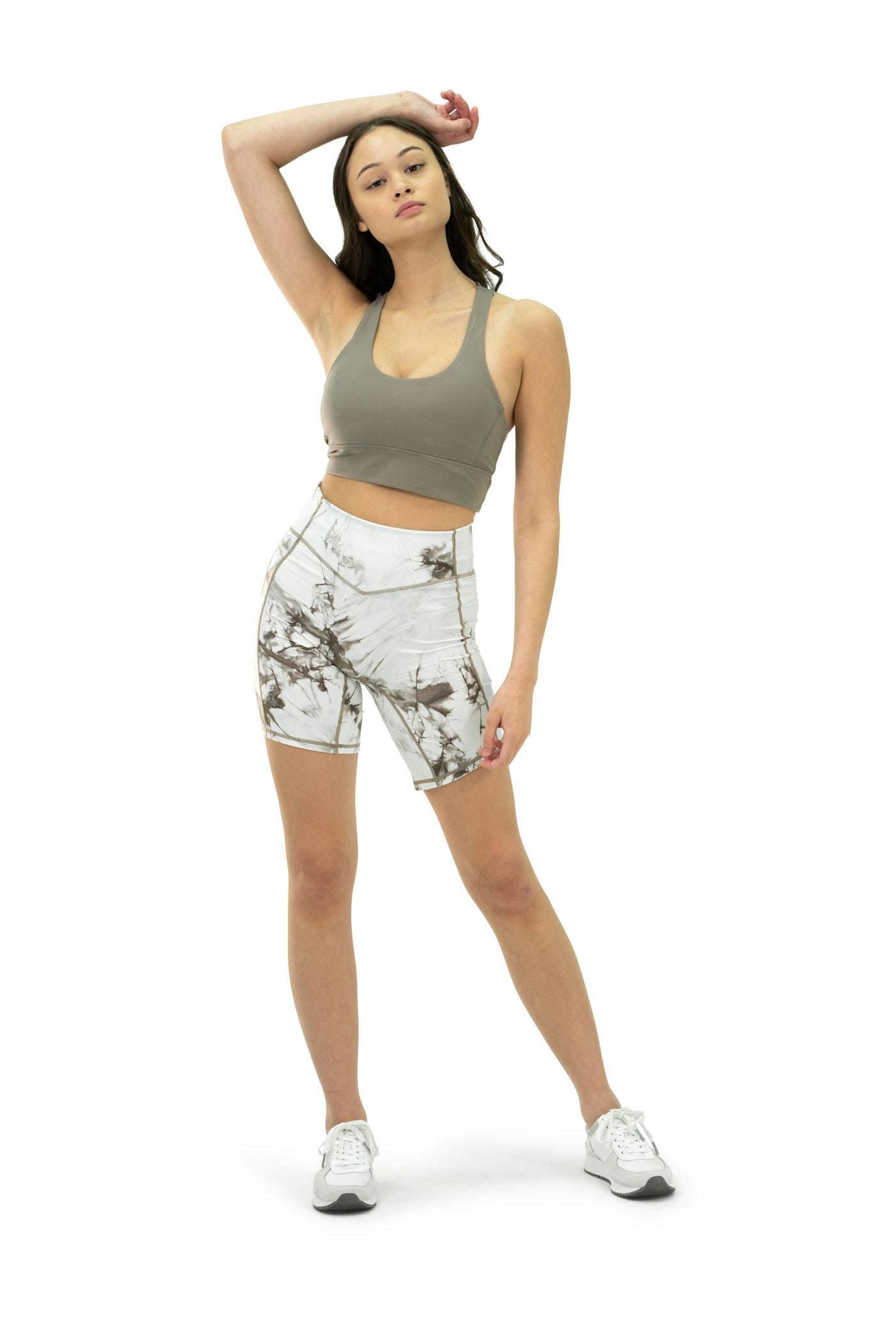 The Rider Short - Tie Dye Sea Salt - Revitalized sold by Balance Athletica