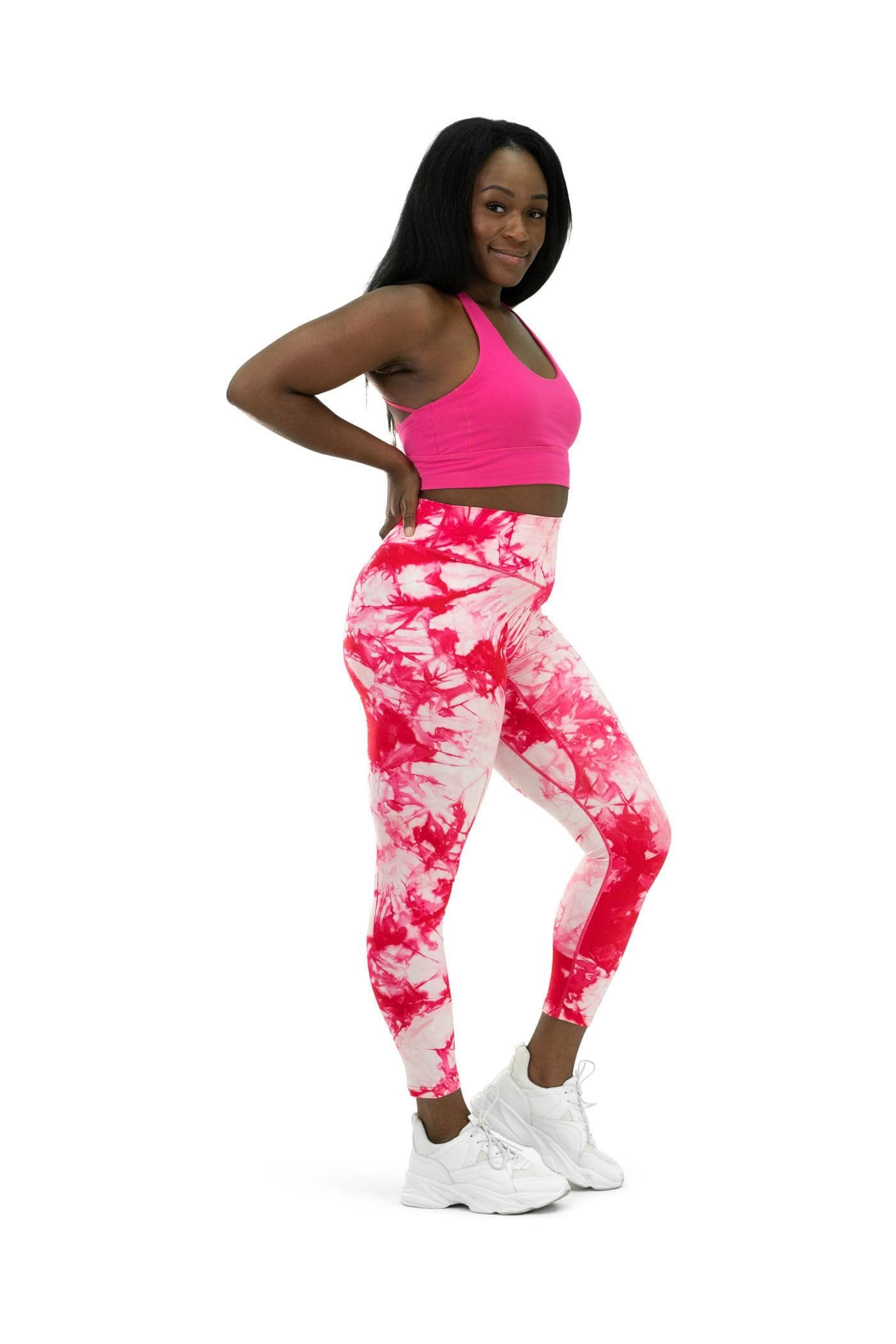 The OG Pant - Tie Dye Hibiscus - Revitalized sold by Balance Athletica product image thumbnail 2