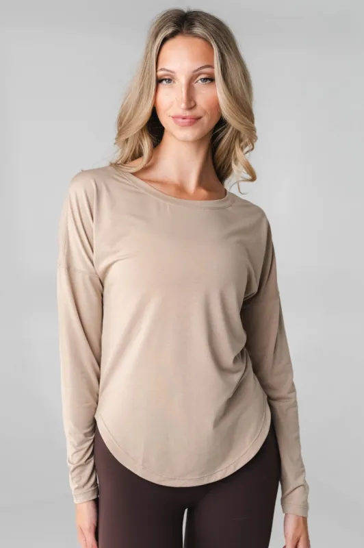 Vitality Versa Full Long Sleeve - Antler sold by Balance Athletica