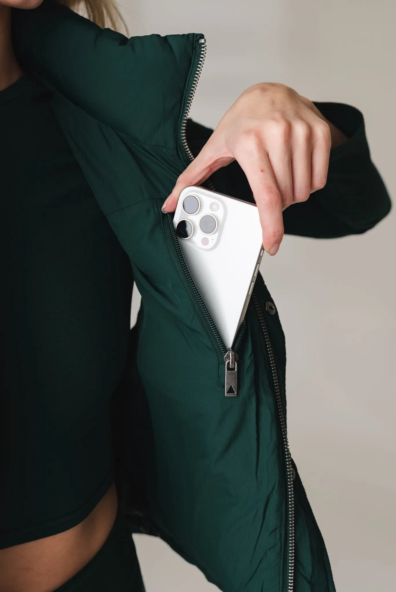 Vitality Puffer Vest - Forest sold by Balance Athletica product image thumbnail 5