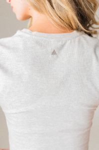 Vitality Basis Tee - Heather Grey sold by Balance Athletica