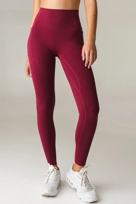 Vitality Daydream® Stitch Pant - Burgundy Vineyard sold by Balance Athletica