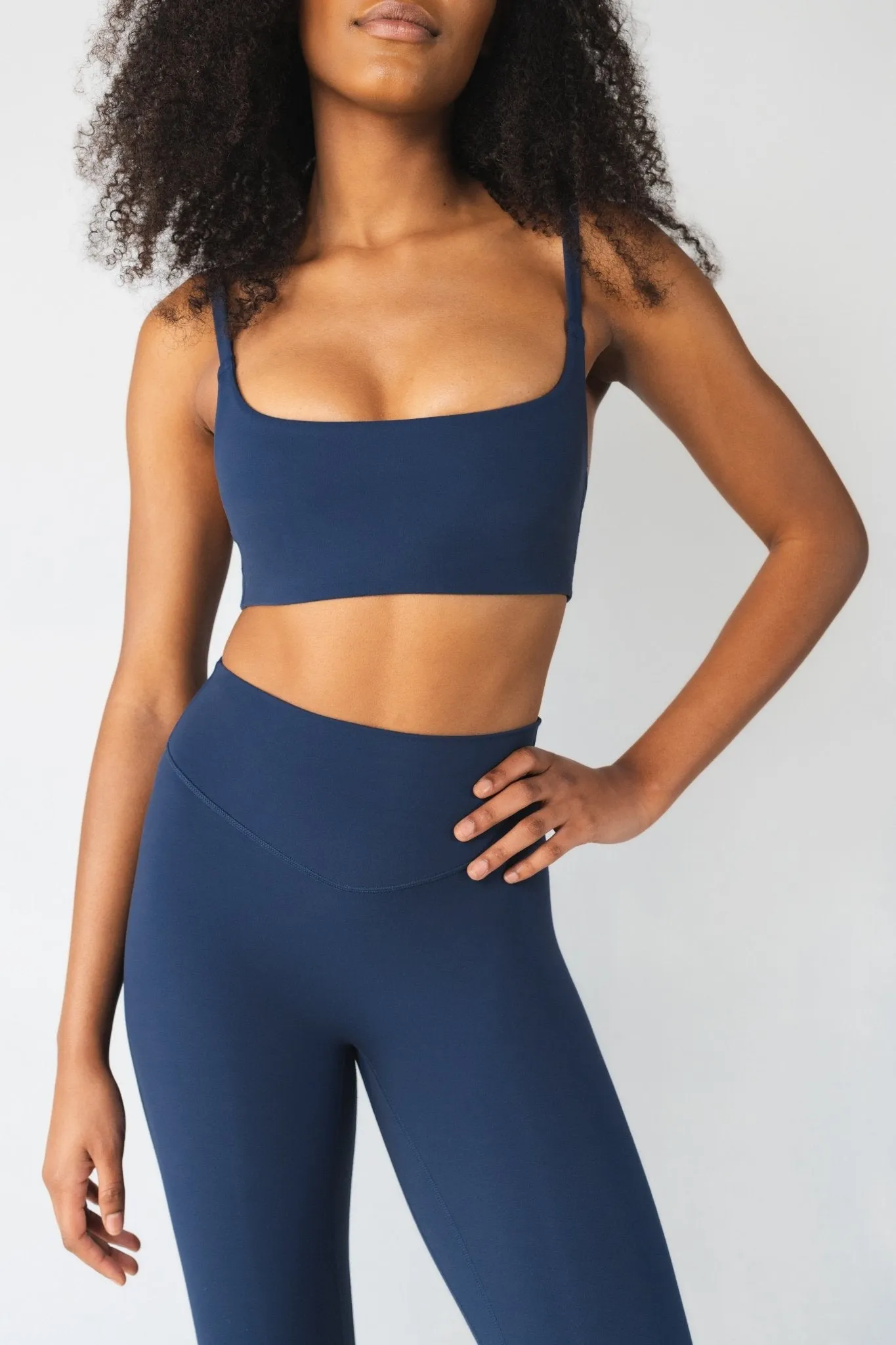 Cloud II™ Scoop Bra V1 Fit - Navy sold by Balance Athletica product image thumbnail 3