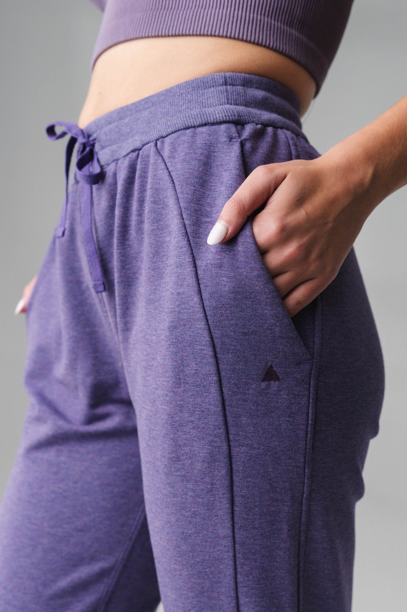 Vitality Women's Studio Jogger - Violet Marl - Revitalized sold by Balance Athletica product image thumbnail 4