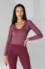 Vitality Synergy® V Long Sleeve - Mauve sold by Balance Athletica