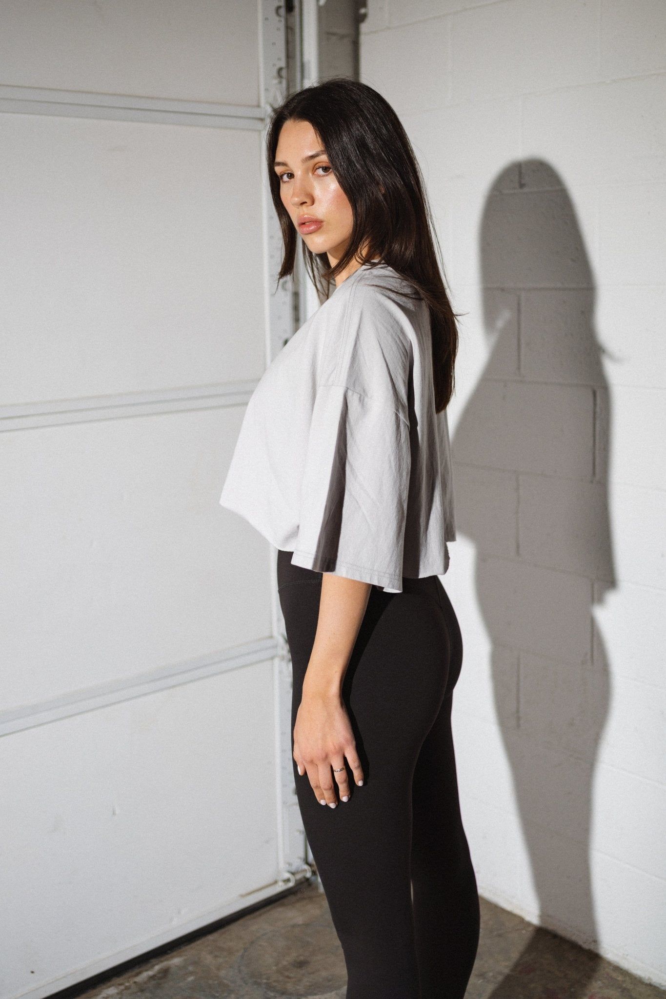 The Riley Tee - Silver - Revitalized sold by Balance Athletica product image thumbnail 3