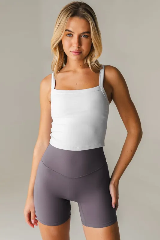 Cloud II™ Square Tank - Ash sold by Balance Athletica