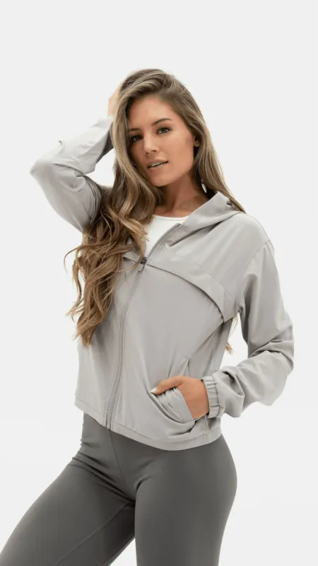 The Further Jacket - Fog - Revitalized made by Balance Athletica