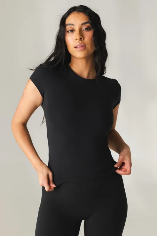 Vitality Basis Full Tee - Midnight sold by Balance Athletica